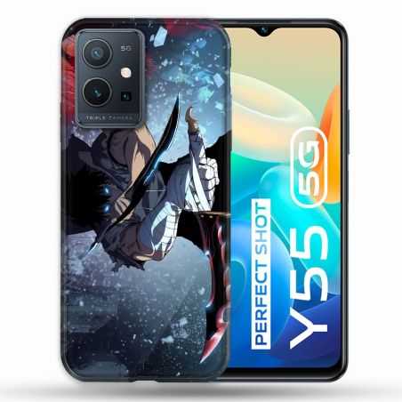Coque Pour Vivo Y55 5G Manga Solo Leveling Sung Epee