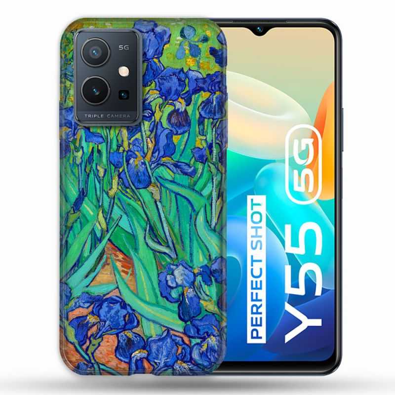 Coque Pour Vivo Y55 5G Peinture Iris