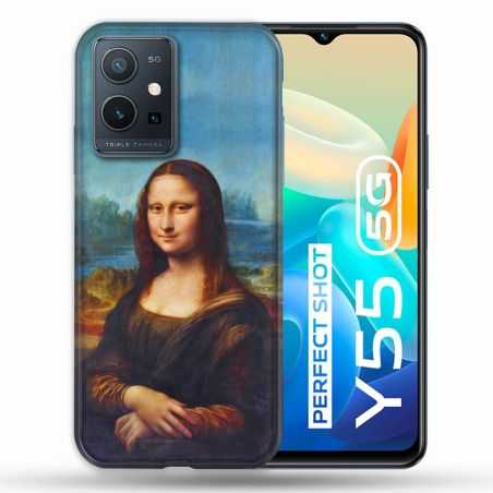 Coque Pour Vivo Y55 5G Peinture Joconde