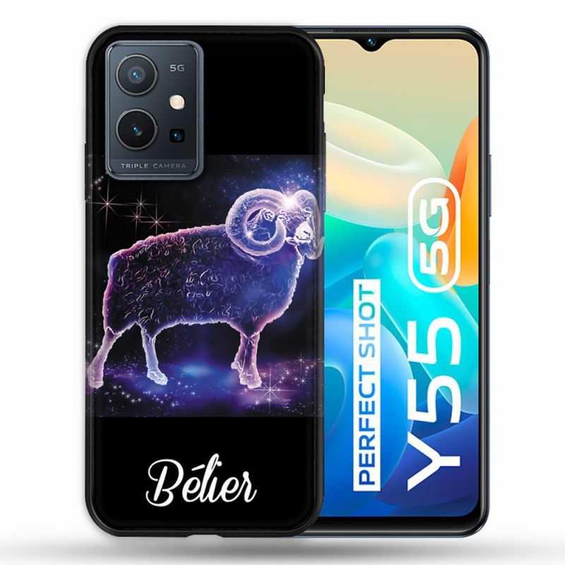 Coque Pour Vivo Y55 5G Signe Zodiaque 2 Bélier
