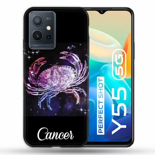 Coque Pour Vivo Y55 5G Signe Zodiaque 2 Cancer