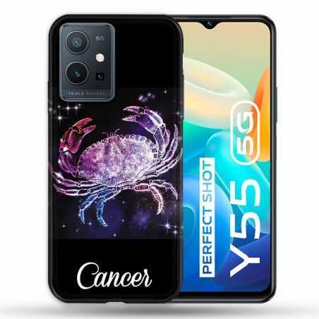 Coque Pour Vivo Y55 5G Signe Zodiaque 2 Cancer