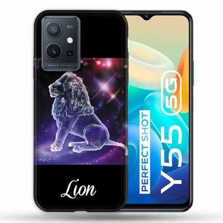 Coque Pour Vivo Y55 5G Signe Zodiaque 2 Lion