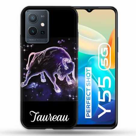 Coque Pour Vivo Y55 5G Signe Zodiaque 2 Taureau