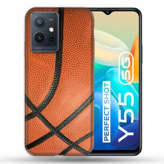 Coque Pour Vivo Y55 5G Sport Ballon Basket