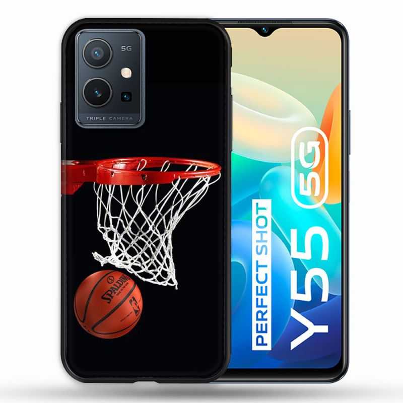 Coque Pour Vivo Y55 5G Sport Basket Panier