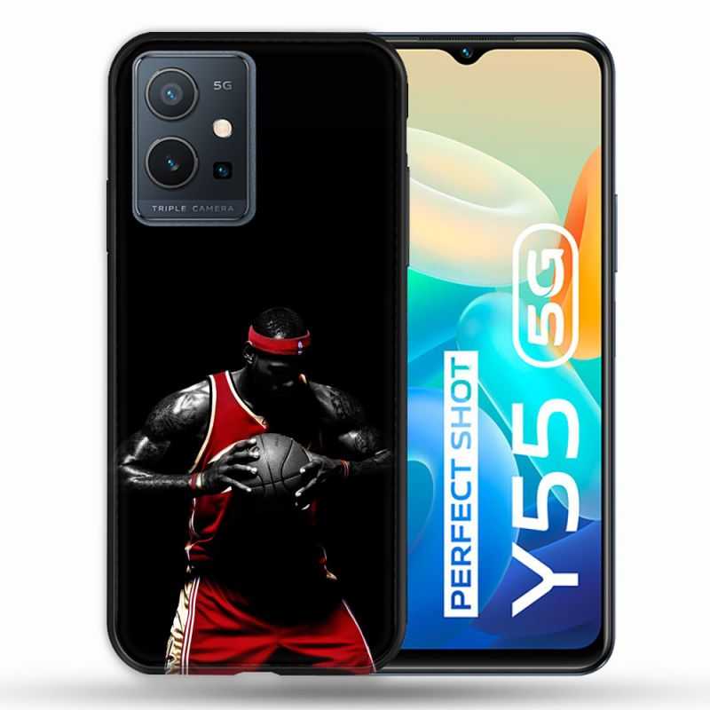 Coque Pour Vivo Y55 5G Sport Basketeur