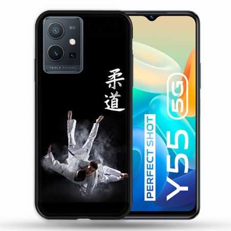Coque Pour Vivo Y55 5G Sport Judo Noir