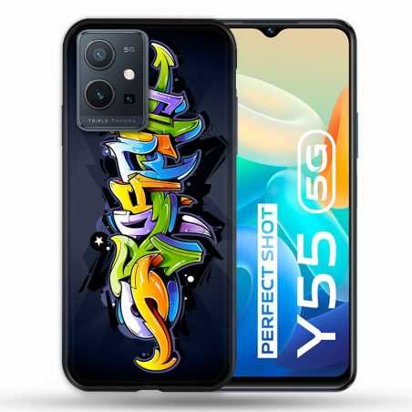 Coque Pour Vivo Y55 5G Street Art Graffiti