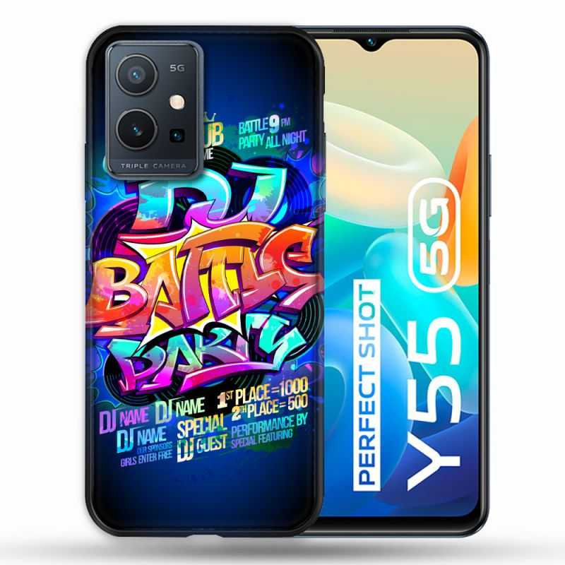 Coque Pour Vivo Y55 5G Street Art Rap