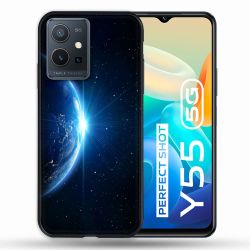 Coque Pour Vivo Y55 5G Univers Planete Terre