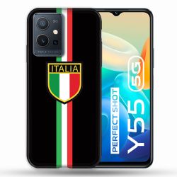 Coque Pour Vivo Y55 5G Voyage Italie 3 Noir