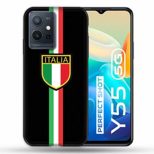 Coque Pour Vivo Y55 5G Voyage Italie 3 Noir