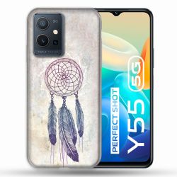 Coque Pour Vivo Y55 5G Zen Attrape Reve Blanc