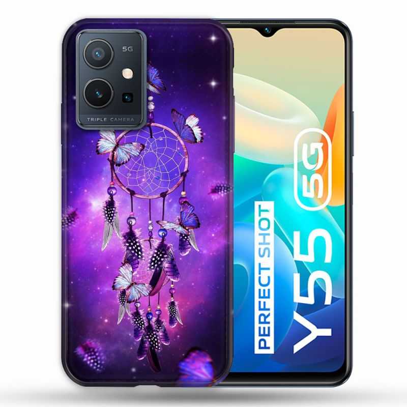 Coque Pour Vivo Y55 5G Zen Attrape Reve Papillon