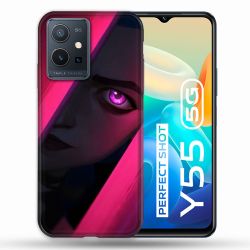 Coque Pour Vivo Y55 5G Arcane Jynx Rose