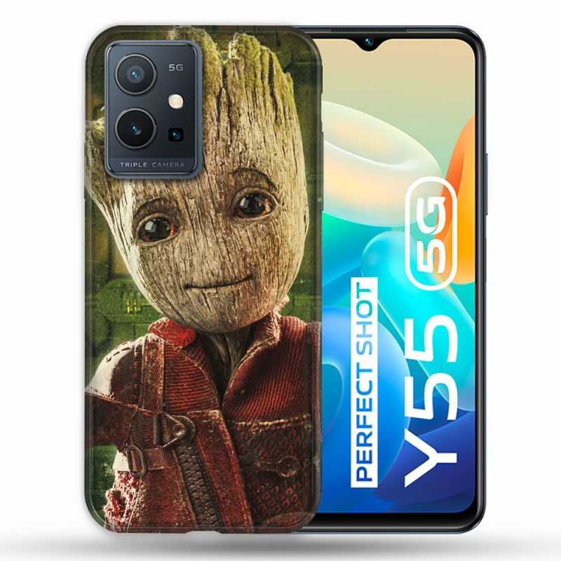 Coque Pour Vivo Y55 5G Groot Vert