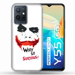 Coque Pour Vivo Y55 5G Joker Blanc
