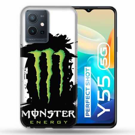 Coque Pour Vivo Y55 5G Monster Energy Tache