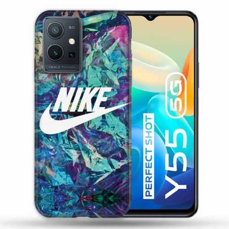 Coque Pour Vivo Y55 5G Nike Turquoise