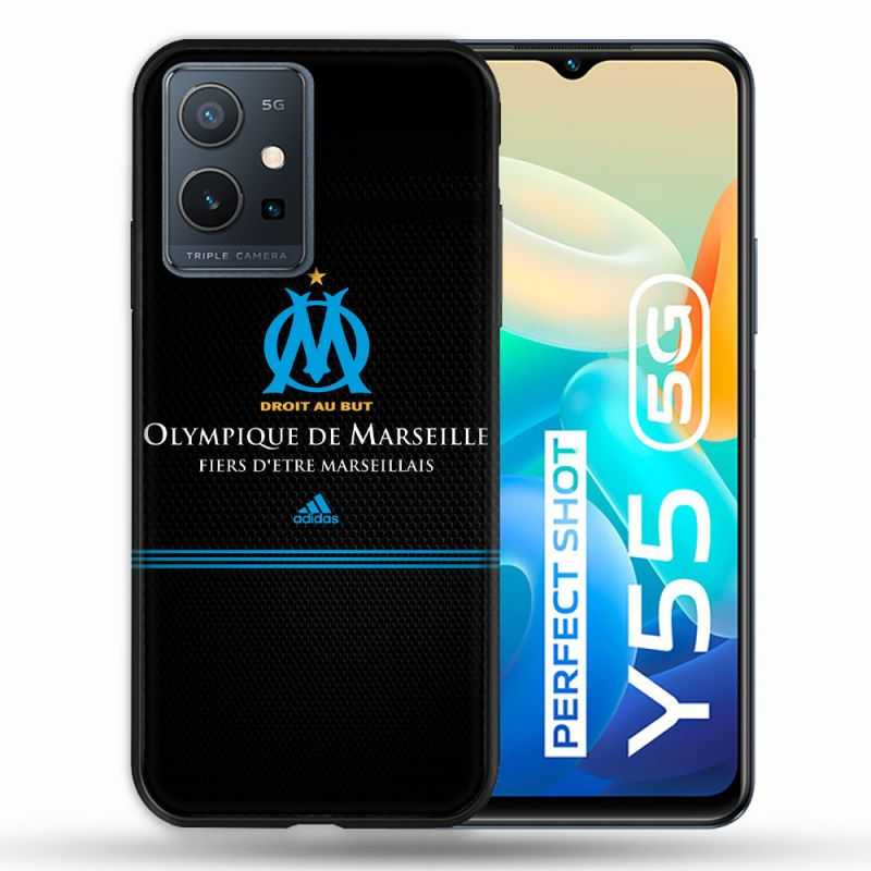 Coque Pour Vivo Y55 5G Olympique Marseille OM Fier etre Marseillais