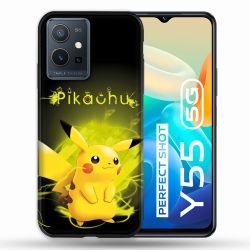Coque Pour Vivo Y55 5G Pokemon Pikachu Eclair