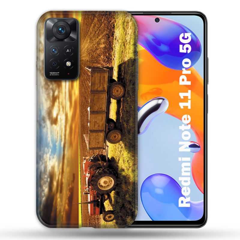 Coque Pour Xiaomi Redmi Note 11 Pro / 11 Pro 5G Agriculture Tracteur Color
