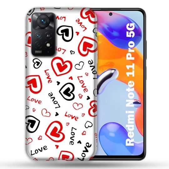 Coque Pour Xiaomi Redmi Note 11 Pro / 11 Pro 5G Amour Love