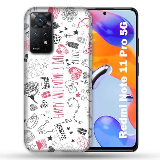 Coque Pour Xiaomi Redmi Note 11 Pro / 11 Pro 5G Amour Valentines