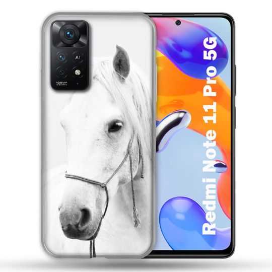 Coque Pour Xiaomi Redmi Note 11 Pro / 11 Pro 5G Animal Cheval Cristal