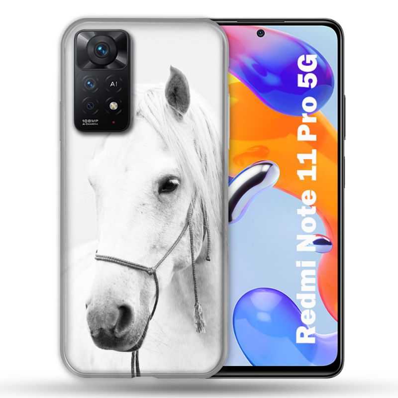 Coque Pour Xiaomi Redmi Note 11 Pro / 11 Pro 5G Animal Cheval Cristal