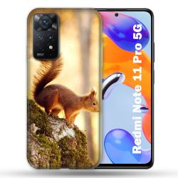 Coque Pour Xiaomi Redmi Note 11 Pro / 11 Pro 5G Animal Ecureuil Bois
