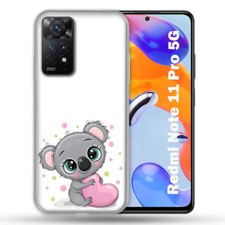 Coque Pour Xiaomi Redmi Note 11 Pro / 11 Pro 5G Animal Koala Cœur