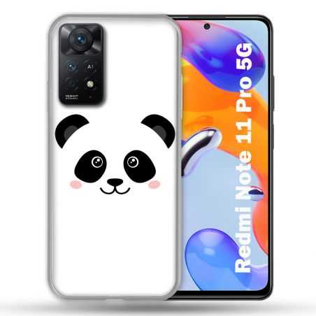 Coque Pour Xiaomi Redmi Note 11 Pro / 11 Pro 5G Animal Panda Blanc