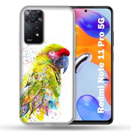 Coque Pour Xiaomi Redmi Note 11 Pro / 11 Pro 5G Animal Perroquet Jaune