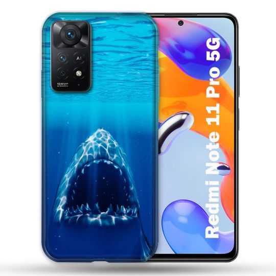 Coque Pour Xiaomi Redmi Note 11 Pro / 11 Pro 5G Animal Requin Dent