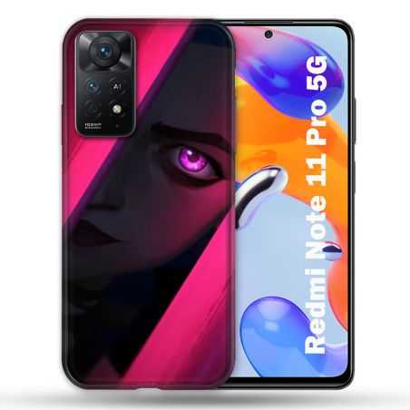 Coque Pour Xiaomi Redmi Note 11 Pro / 11 Pro 5G Arcane Jynx Rose