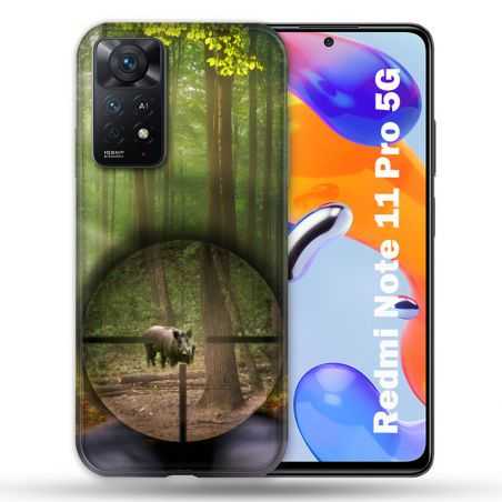 Coque Pour Xiaomi Redmi Note 11 Pro / 11 Pro 5G Chasse Sanglier Viseur