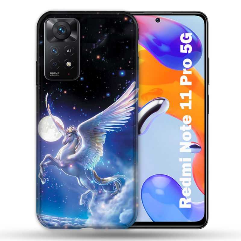 Coque Pour Xiaomi Redmi Note 11 Pro / 11 Pro 5G Fantastique Licorne Céleste