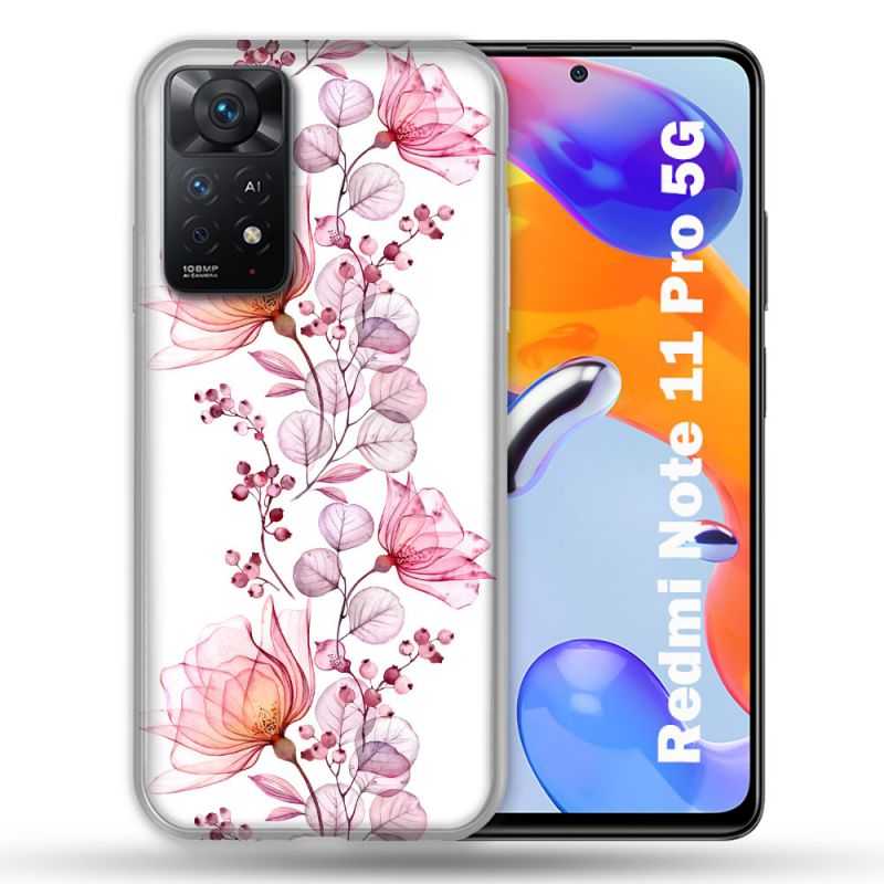 Coque Pour Xiaomi Redmi Note 11 Pro / 11 Pro 5G Fleur Eclosion