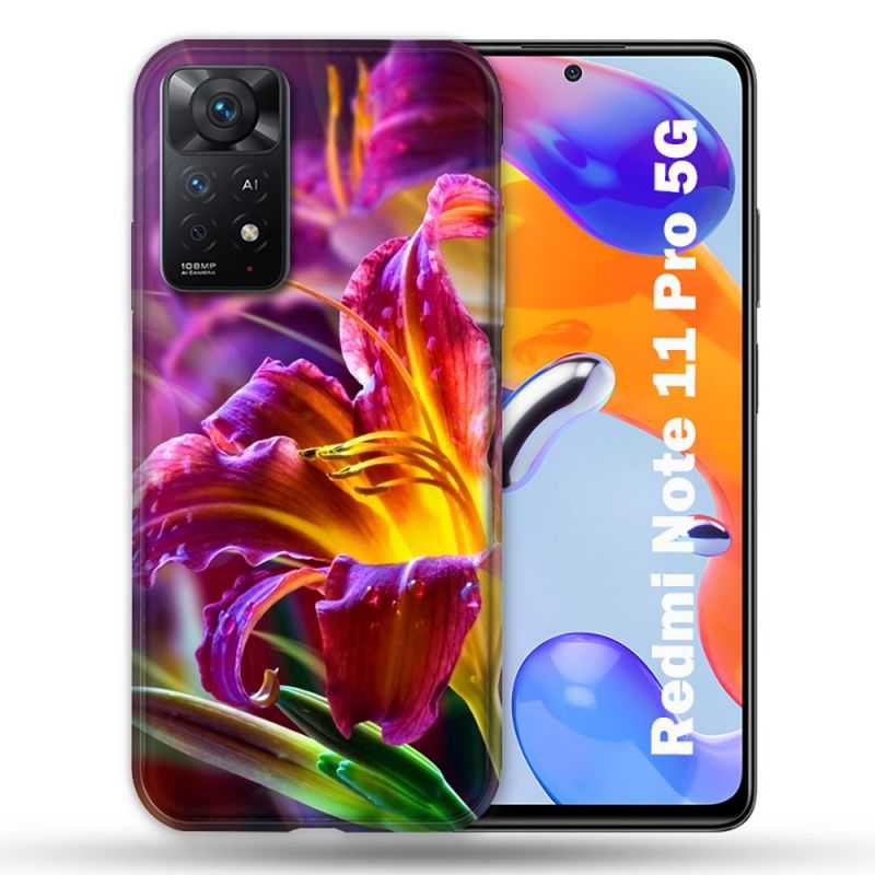 Coque Pour Xiaomi Redmi Note 11 Pro / 11 Pro 5G Fleur Lys Color