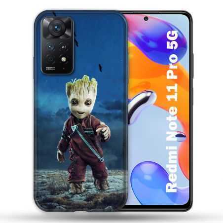 Coque Pour Xiaomi Redmi Note 11 Pro / 11 Pro 5G Groot Bleu
