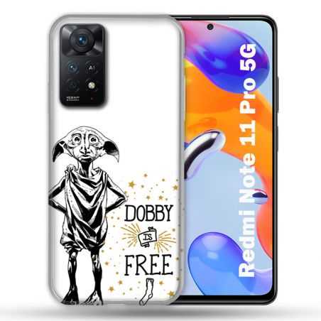 Coque Pour Xiaomi Redmi Note 11 Pro / 11 Pro 5G Harry Potter Dobby Free Blanc