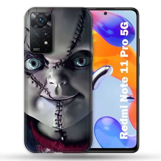 Coque Pour Xiaomi Redmi Note 11 Pro / 11 Pro 5G Horreur Chucky Cicatrice