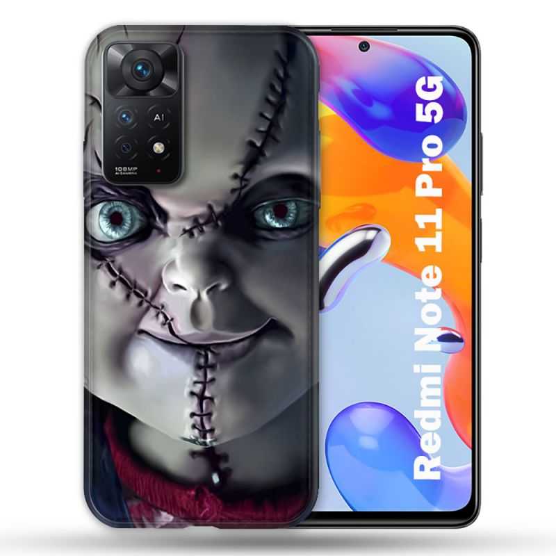 Coque Pour Xiaomi Redmi Note 11 Pro / 11 Pro 5G Horreur Chucky Cicatrice