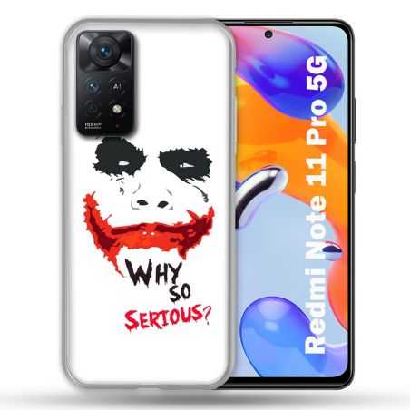 Coque Pour Xiaomi Redmi Note 11 Pro / 11 Pro 5G Joker Blanc