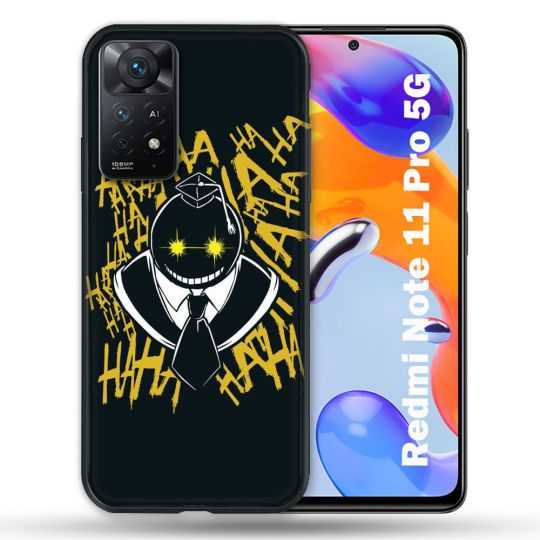 Coque Pour Xiaomi Redmi Note 11 Pro / 11 Pro 5G Manga Assassination Classroom Kuro Noir