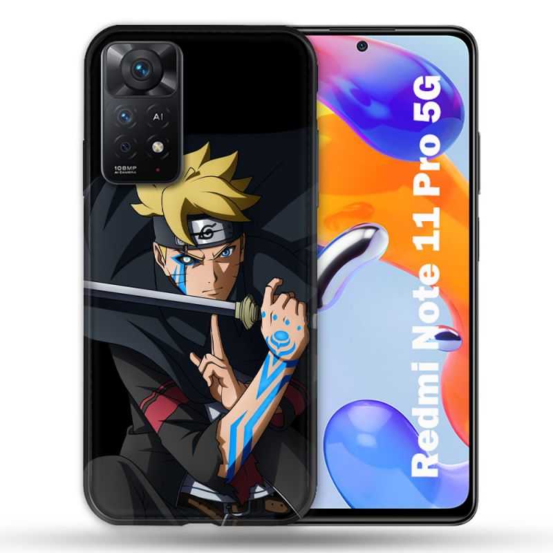 Coque Pour Xiaomi Redmi Note 11 Pro / 11 Pro 5G Manga Boruto Tatouage