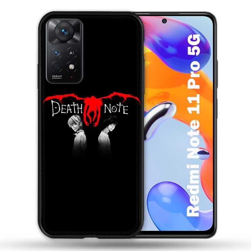 Coque Pour Xiaomi Redmi Note 11 Pro / 11 Pro 5G Manga Death Note Noir