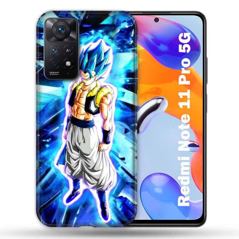 Coque Pour Xiaomi Redmi Note 11 Pro / 11 Pro 5G Manga Dragon Ball Gogeta Lumiere